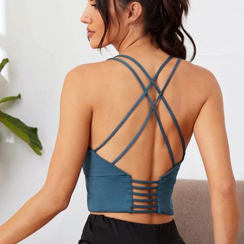 Open Back Sports Bra